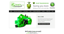 Desktop Screenshot of greentransmissions.com